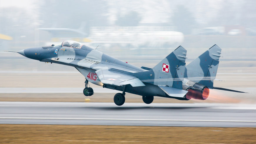 WIZYTA I NOCOWANIE MIG-29