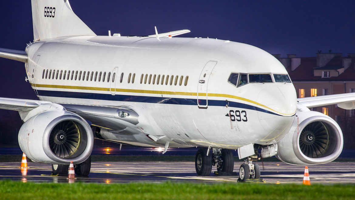 B737 AIR BUCHAREST I USAF W GDAŃSKU