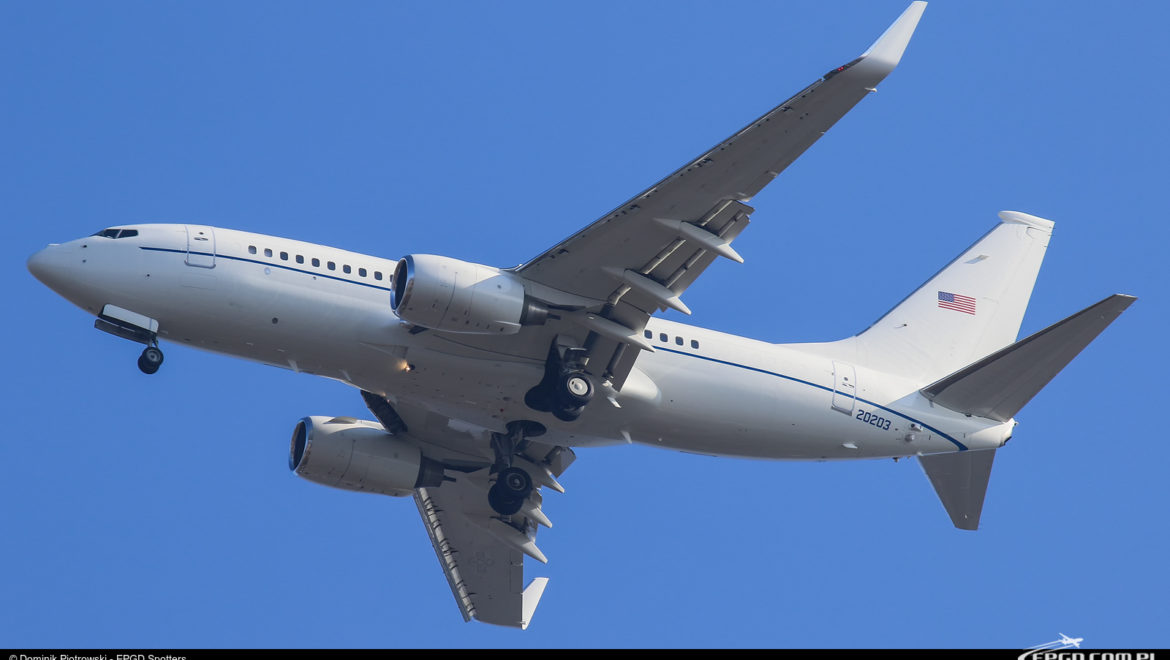 BOEING C-40B U.S. AIR FORCE W GDAŃSKU