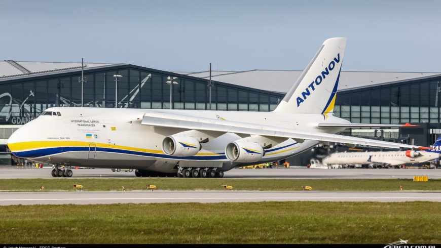 AN-124 ANTONOV AIRLINES ODWIEDZA EPGD