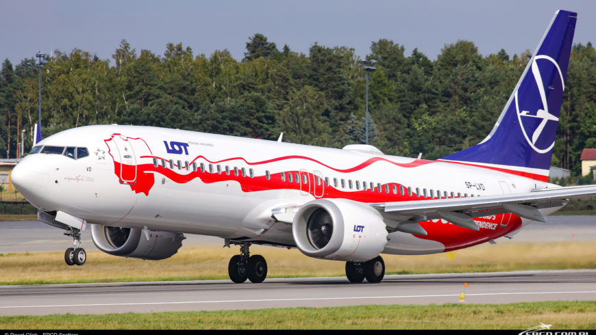 Pierwsza wizyta Boeinga 737 MAX w Gdańsku
