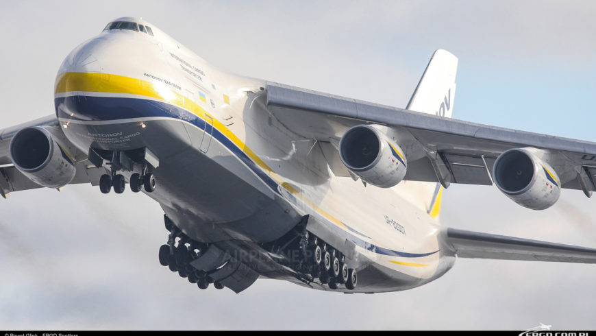 Antonov An-124 Rusłan po raz kolejny w Gdańsku